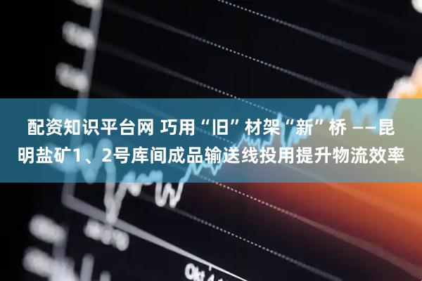 配资知识平台网 巧用“旧”材架“新”桥 ——昆明盐矿1、2号库间成品输送线投用提升物流效率