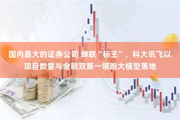 国内最大的证券公司 蝉联“标王”,科大讯飞以项目数量与金额双第一领跑大模型落地